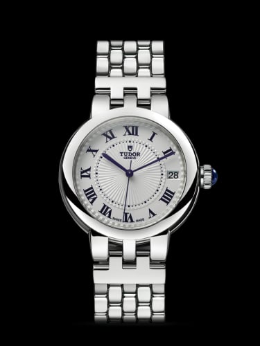 Tudor Clair de Rose 34 Stainless Steel / Silver-Roman / Bracelet