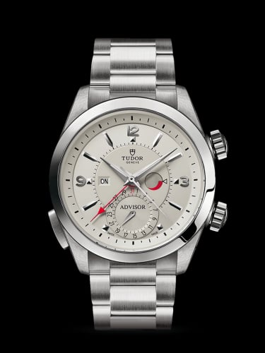 Tudor Heritage Advisor Stainless Steel / TItanium / Silver / Bracelet