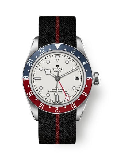 Tudor Black Bay GMT Stainless Steel / White / Fabric