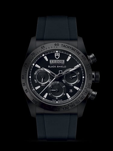 Tudor Fastrider Black Shield Ceramic / Black / Rubber