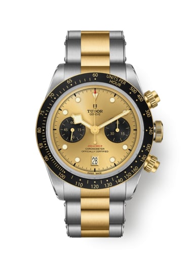 Tudor Heritage Black Bay Chronograph S&amp;G / Champagne / Bracelet
