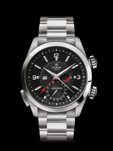 Tudor Heritage Advisor Stainless Steel / TItanium / Black / Bracelet