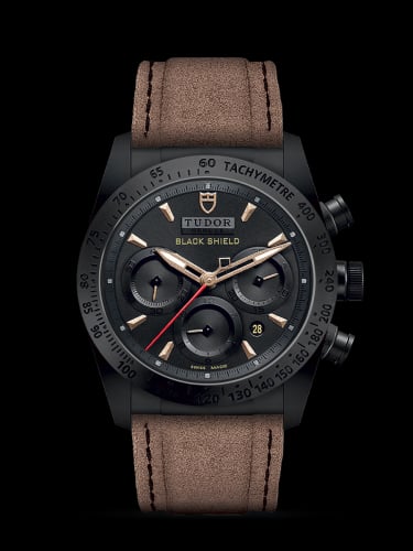 Tudor Fastrider Black Shield Ceramic / Black-Sand / Alcantara