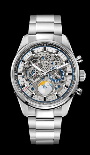 Zenith El Primero Chronomaster Grande Date Full Open Stainless Steel / Bracelet