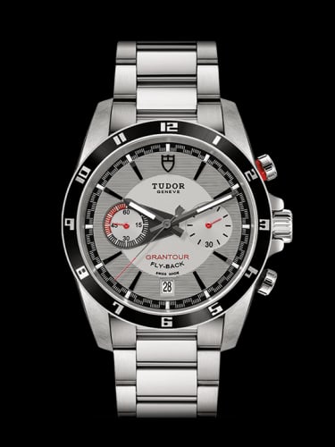 Tudor Grantour Flyback Stainless Steel / Silver / Strap