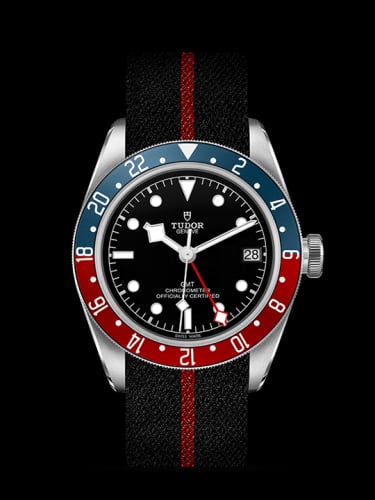 Tudor Black Bay GMT Stainless Steel / Black / Pepsi / Fabric