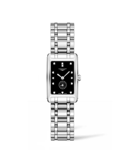 Longines DolceVita 20.5 Quartz Stainless Steel / Black / Bracelet