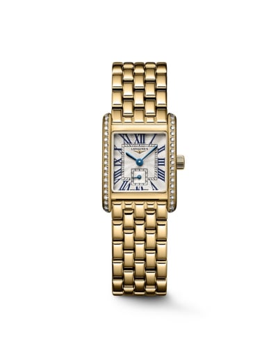 Longines Mini Dolcevita 21.5 Quartz Yellow Gold - Diamond / Silver / Bracelet