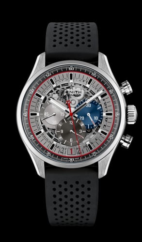 Zenith El Primero Chronomaster Skeleton 45 Stainless Steel / Rubber