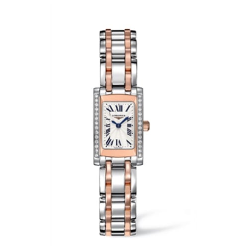 Longines DolceVita 16 Quartz Two Tone Pink Diamond