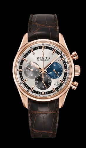 Zenith El Primero Chronomaster 38 Rose Gold / Silver / Alligator