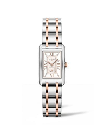 Longines DolceVita 20.8 Quartz Stainless Steel - Pink Gold / Two-Tone Roman / Roman