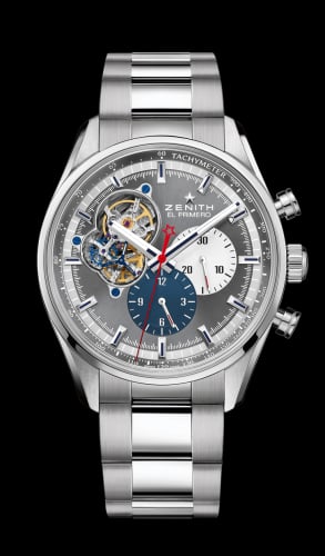 Zenith El Primero Chronomaster Open Stainless Steel / Grey 1969 / Bracelet
