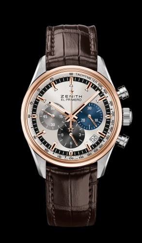 Zenith El Primero Chronomaster 38 Stainless Steel / Rose Gold / Silver / Alligator
