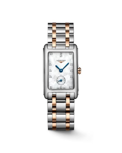 Longines DolceVita 23 Quartz Stainless Steel - Pink Gold / MOP - Diamond / Bracelet