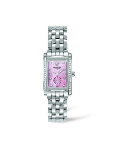 Longines DolceVita 20 Quartz Stainless Steel Diamond Pink