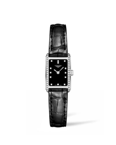 Longines DolceVita 17.4 Quartz Stainless Steel / Diamond / Black