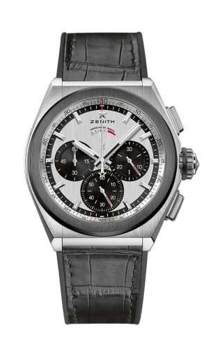 Zenith Defy El Primero 21 Titanium / Ceramic / Silver Panda / Alligator