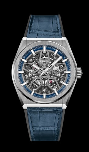 Zenith Defy Classic Titanium / Skeleton / Alligator