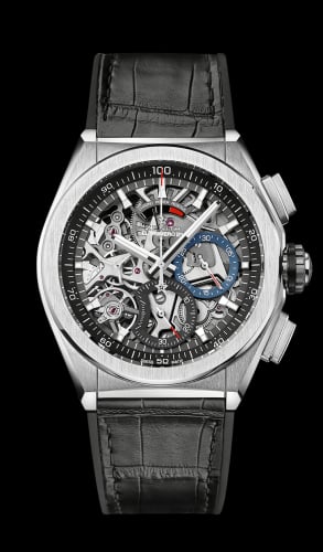 Zenith Defy El Primero 21 Titanium / Skeleton / Alligator