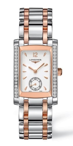 Longines DolceVita 22 Quartz Two Tone Pink Diamond