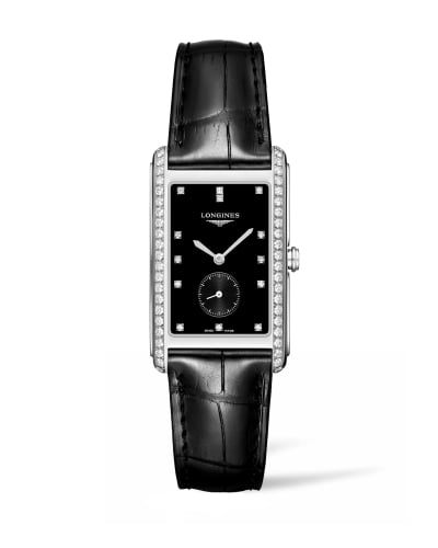 Longines DolceVita 25.8 Quartz Stainless Steel / Diamond / Black