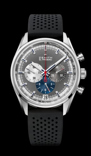 Zenith El Primero Chronomaster 42 Stainless Steel / Anthracite / Rubber