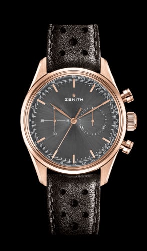 Zenith El Primero 146 Rose Gold / Grey / Calf