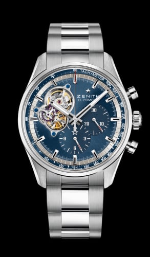 Zenith El Primero Chronomaster Open Stainless Steel / Blue / Bracelet