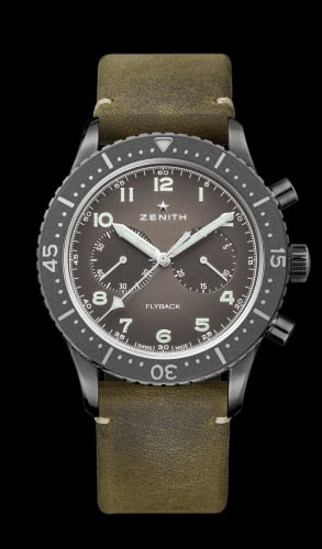 Zenith Cronometro Tipo CP-2 Flyback Aged Steel / Slate