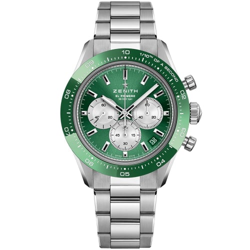 Zenith Chronomaster Sport Yoshida Stainless Steel / Green / Bracelet