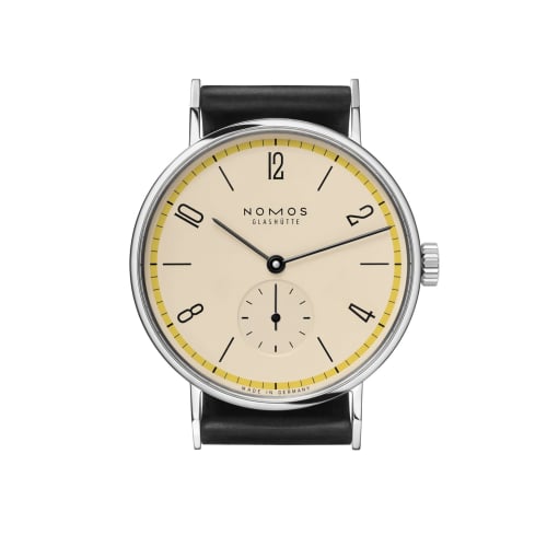 Nomos Glashütte Tangente 35 A Century of Bauhaus Yellow
