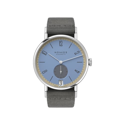 Nomos Glashütte Tangente 38 Datum Delfin