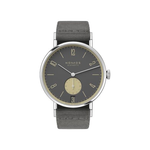 Nomos Glashütte Tangente 38 Datum Haifischgrau