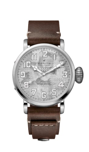 Zenith Pilot Type 20 Silver / Silver / Strap