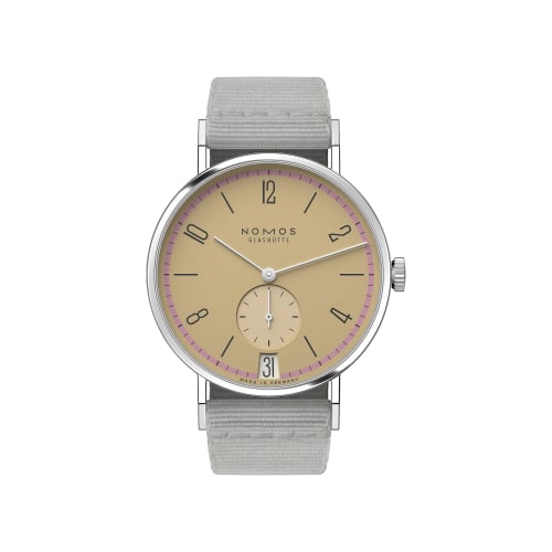 Nomos Glashütte Tangente 38 Datum Pastell