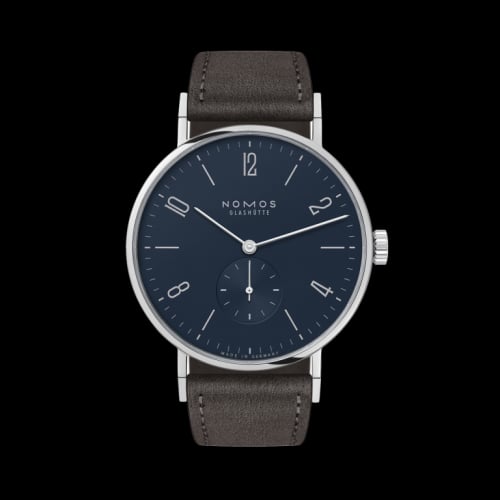 Nomos Glashütte Tangente 38 Midnight Blue / Open Case Back