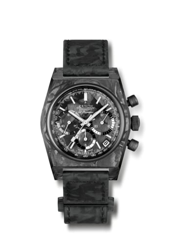 Zenith El Primero A3818 Revival The Cover Girl Forged Carbon
