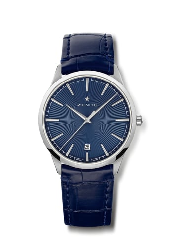 Zenith Elite Classic 40 Stainless Steel / Blue