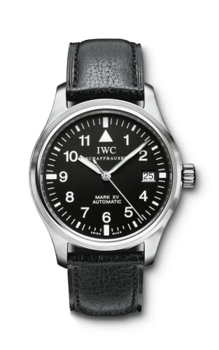IWC Schaffhausen Pilot's Watch Mark XV Stainless Steel / Black / Strap