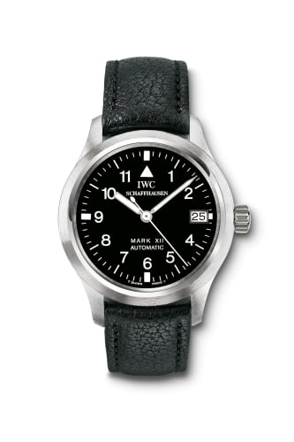 IWC Schaffhausen Pilot's Watch Mark XII Stainless Steel / Black / Strap