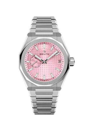 Zenith Defy Skyline Stainless Steel / Pink