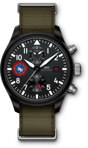IWC Schaffhausen Pilot’s Watch Top Gun Chronograph Strike Fighter Tactics Instructor