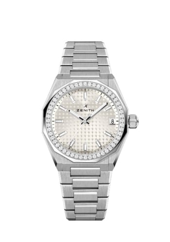 Zenith Defy Skyline 36 Stainless Steel - Diamond / Silver