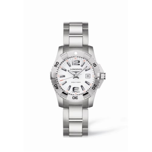 Longines Hydroconquest Quartz 29.5 White