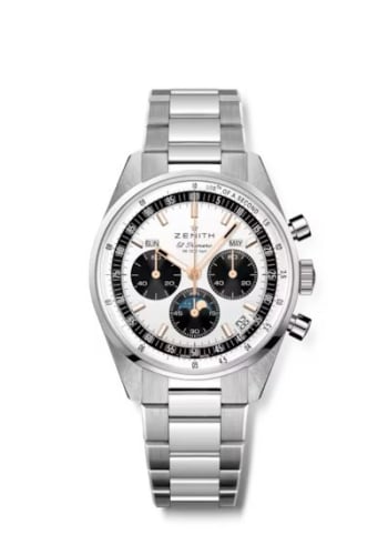 Zenith Chronomaster Original Triple Calendar Stainless Steel / Silver / Bracelet
