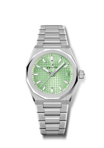 Zenith Defy Skyline 36 Stainless Steel / Green