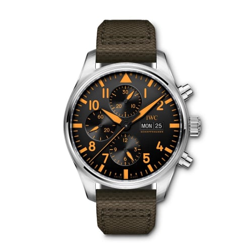 IWC Schaffhausen Pilot's Watch Chronograph Orange Storm
