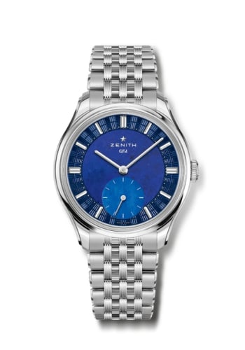 Zenith G.F.J. Calibre 135 Platinum / Blue / Bracelet