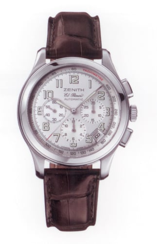Zenith Class Sport El Primero Stainless Steel / Silver / Strap